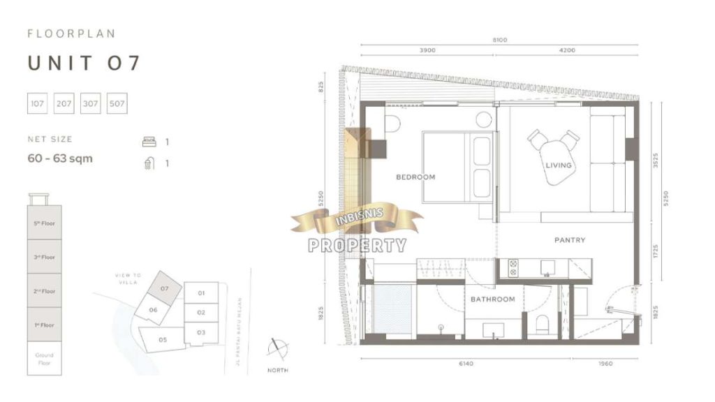 Floorplan Apartemnt Bali